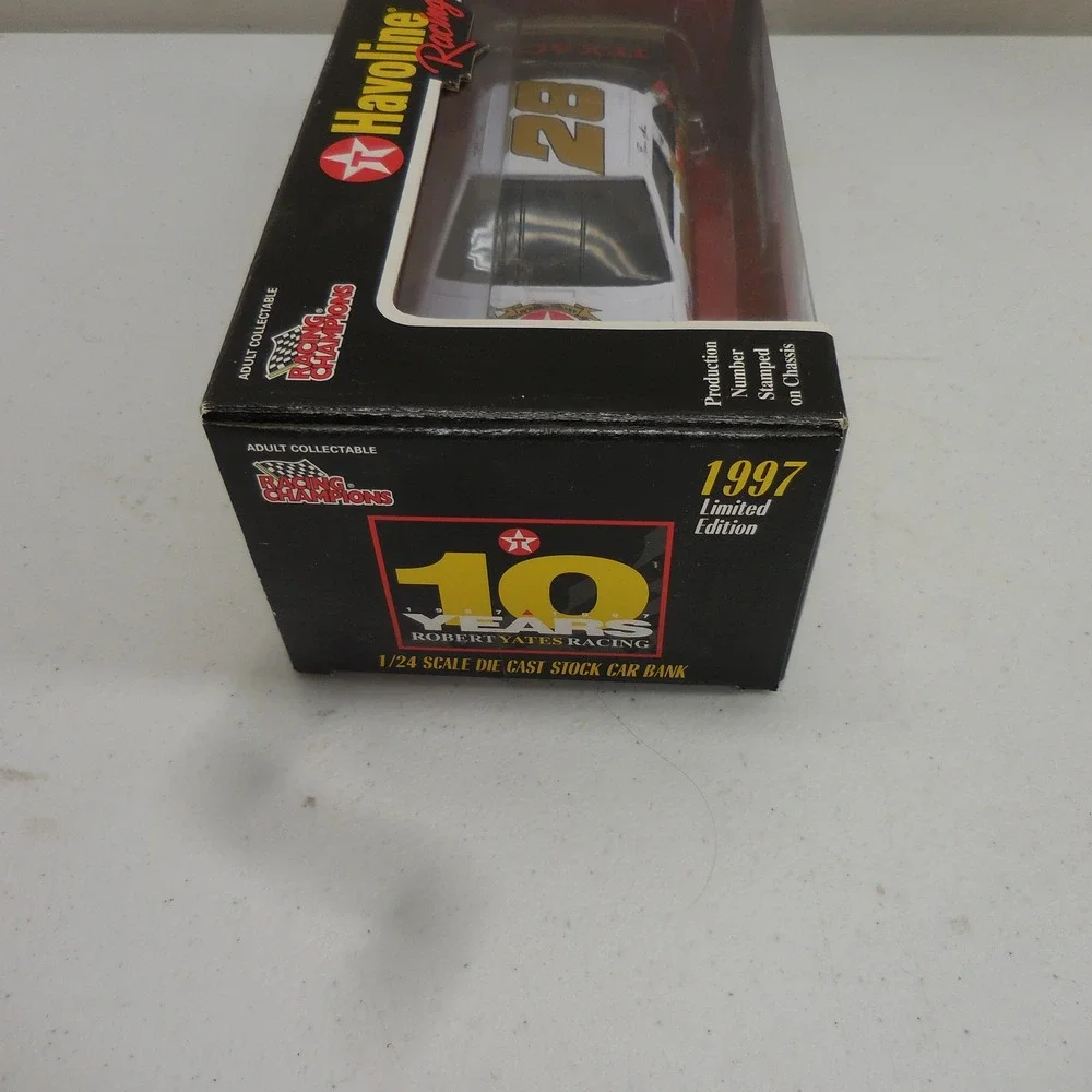 Racing Champions 1997 Ernie Irvan 28 Havoline 1/24 Scale Die Cast Stock Car Bank